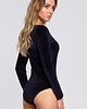 body damskie Welurowe body-granatowe(M-567) 5