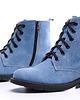 botki damskie Botki skórzane styl jeans (6667) 4