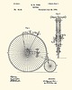 grafiki i ilustracje Rysunek patent rowery retro  vintage sport 1