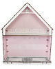 klocki i zabawki drewniane Drewniany domek dla lalek Pink / funkcja dobudówki 5