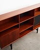 regały i półki Biblioteczka tekowa, duński design, lata 70, produkcja: Dania 6