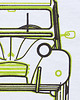 t-shirty męskie koszulka CITROEN 2CV GREEN tshirt 3