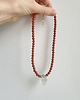 chokery Naszyjnik choker ROOTS jaspis czerwony, prasiolit, jaspis dalmatyński 4