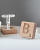 spinki do mankietów Eleganckie spinki mankietowe - prezent dla Niego - Scrabble 1