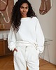 bluza bez kaptura damska Bluza Iconic Biała 1