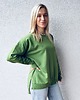 bluza z kapturem damska Bluza damska, oversize "Zielony" 4