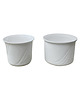 doniczki Para donica osłonek ceramicznych, Duemler & Breiden Niemcy, lata 70. 8