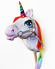 zabawki - inne Hobby horse, tęczowy jednorożec - koń na patyku 3