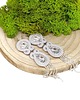 kolczyki soutache Szare kolczyki sutasz - kolekcja Glamour 4