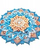 puzzle dla dzieci Puzzle drewniane WOOD YOU DO  Blue Mandala  650 elementów  3XL 3