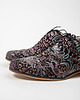 półbuty damskie Skórzane półbuty jazzówki Zapato model 246 czarny ornament 3