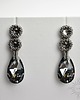 kolczyki swarovski Silver night, kolczyki z kryształami Swarovskieg 1