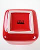 wazony Wazon ceramiczny czerwony, niemiecki design, lata 90, ASA Selection 5