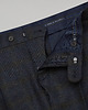spodnie męskie Eleganckie spodnie męskie naro granatowy w kratę slim fit 170 94 3