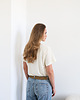 t-shirt damskie T-shirt Close merino kremowy 2