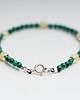 bransoletki z kamieni naturalnych Bransoletka RÓWNOWAGA z malachitu i bursztynu 6