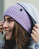 czapki damskie Czapka 100% Merino - Liliowa 2