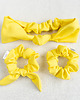 gumki do włosów Scrunchie/frotka YELLOW 1
