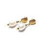 kolczyki pozłacane Kolczyki pozłacane Pearls [white] perły vol. 27  5