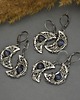 kolczyki wire wrapping Kolczyki księżyce labradoryt wire wrapping 6