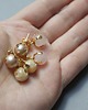 kolczyki z kamieniami Dots - Pearls beige /alloys collection/ - sztyfty 3