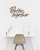 Ślub - inne Napis BETTER TOGETHER napis na ściankę wesele 3D 4