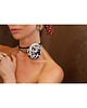 chokery Choker z jedwabiu 3