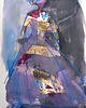 obrazy Lilka 88 - akwarela 16x24 cm unikat 1