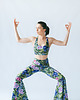 legginsy Legginsy dzwony Yogi Bells - Spring Garden 3