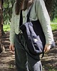torby na ramię Lazy bag Pocket torba czarna bawełniana vegan 6