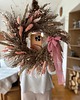 wianki Wianek boho naturalny róż 2