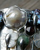 bransoletki wire wrapping Kwiatuszki   - BRANSOLETA MANKIET  CUFF 6
