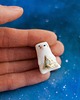 wisiory Naszyjnik porcelanowy górski miś 3