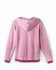 bluza z kapturem damska Bluza dresowa z kapturem damska pudrowy róż Suwałki 2