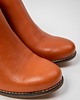 botki damskie SKÓRZANE BOTKI DO KOSTKI ZAPATO 501 BRĄZ 4