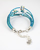 bransoletki skórzane Bransoletka - Turkusowa, folklor, grecka 1