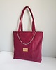 torby na ramię Torebka damska Big City Bag burgundowa 2