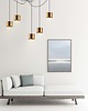 lampy wiszące Designerska lampa wisząca typu pająk z miedzianymi kloszami WAIKIKI W5 MIRROR 2