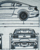 t-shirty męskie koszulka FORD MUSTANG NEW GRAY tshirt 4