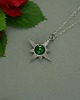 wisiory Wisiorek róża wiatrów zielony onyks wire wrapping 2