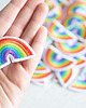 naszywki na ubrania Naszywka naprasowanka TĘCZA termo haft dla dzieci 4,1x2,6cm 2