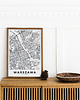 plakaty Plakat Mapa Warszawy 2