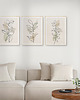 plakaty Zestaw 3 stylowych plakatów w stylu Boho, rośliny, liście, kwiaty, line art. 2