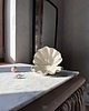 pojemniki na biżuterię Ceramiczna Muszla Muszelka Skarbiec z Perłą na Biżuterię Pearl White 5