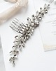 Ślubne ozdoby do włosów Kryształowy grzebień ślubny - silver sparkle 1