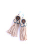 kolczyki soutache Vira S - kolczyki etno, srebro 1