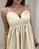 sukienki midi damskie Bawełniana sukienka letnia Beige 1
