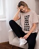 t-shirt damskie T-shirt Voila Lazy Days Krem 4