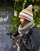 szale damskie WOOLY wełniany komin  tuba-  kolor szałwiowy zielony 2