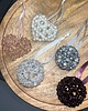 ozdoby choinkowe GLITTER PUFF Crystal Clear  zawieszka bombka 3